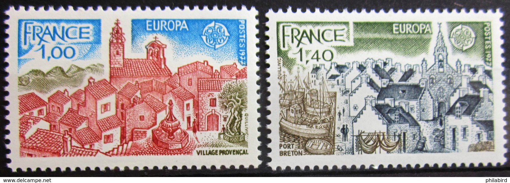 EUROPA            Année 1977         FRANCE           N° 1928/1929            NEUF** - 1977