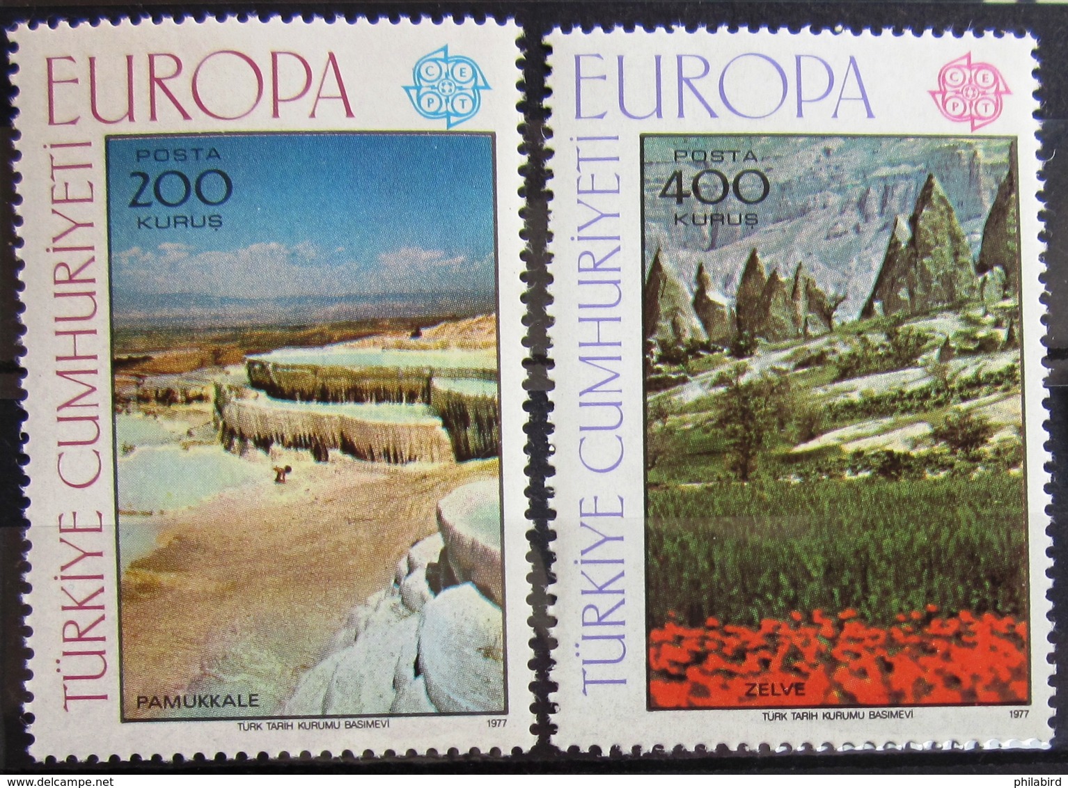 EUROPA            Année 1977         TURQUIE           N° 2184/2185            NEUF** - 1977