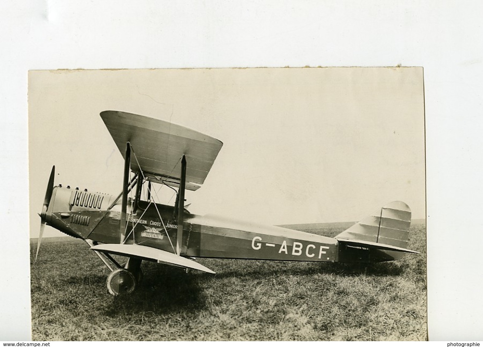 Australie Aviation Avro Avian Southern Cross Junior Kingsford Smith Ancienne Photo 1930 - Aviación