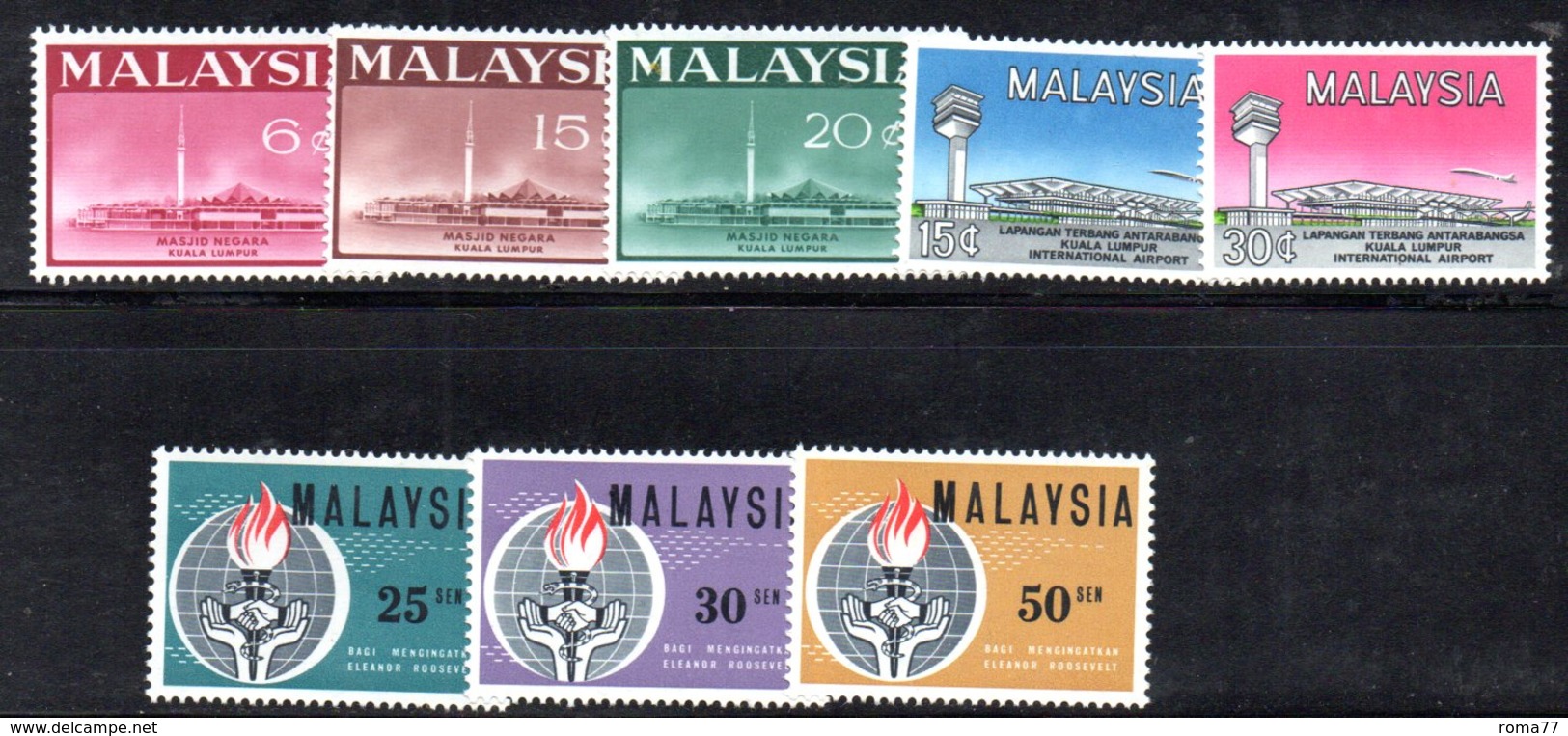 APR1235 - MALAYSIA MALESIA , Tre Serie Integre  ***  MNH - Malesia (1964-...)