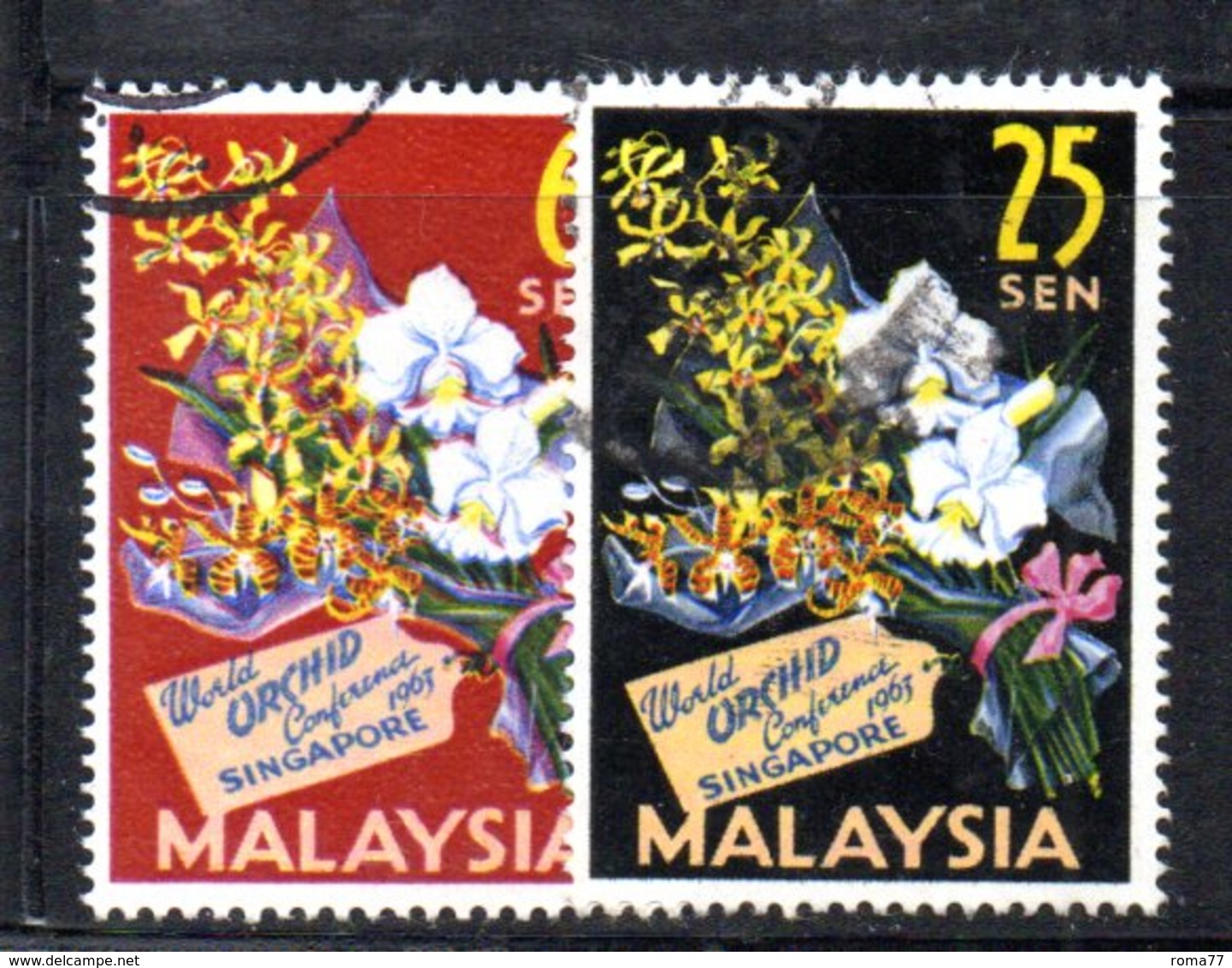 APR1236 - MALAYSIA MALESIA , Serie 4/5  Usata - Malesia (1964-...)