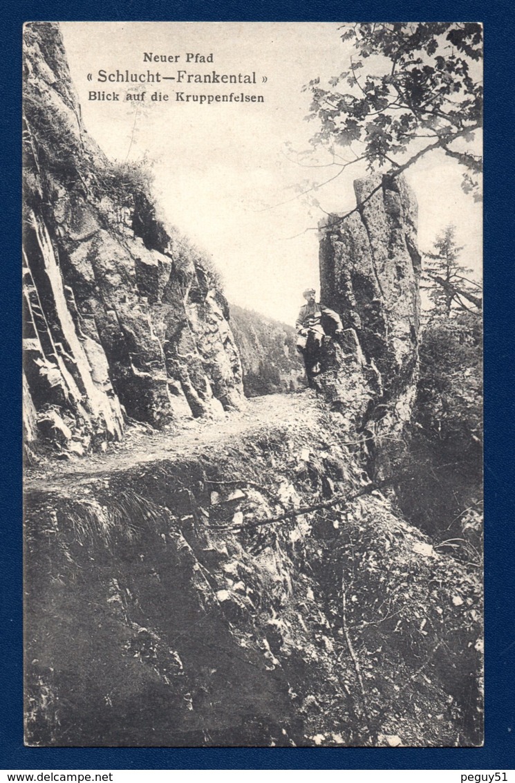 68. Neuer Pfad. Schlucht - Frankental. Blick Auf Die Kruppenfelsen. Stosswihr -Ingwiller 1911 - Autres & Non Classés