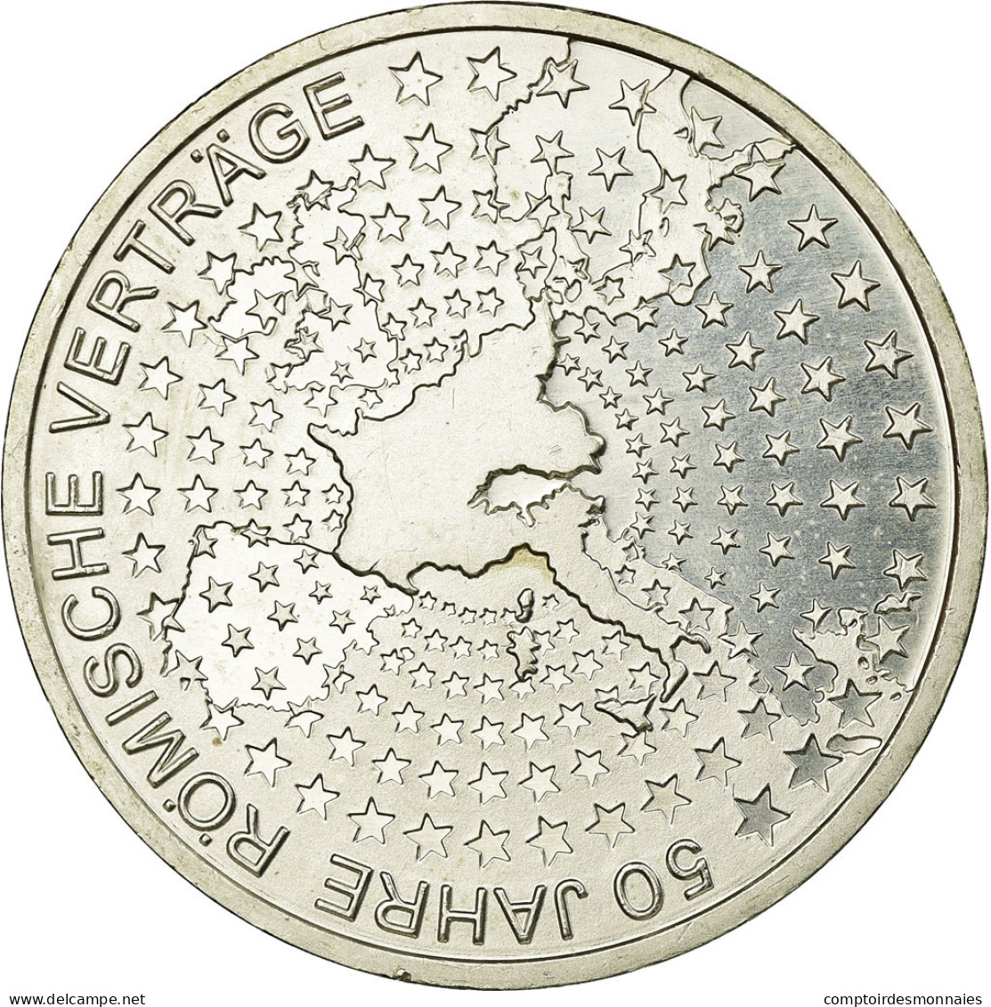 République Fédérale Allemande, 10 Euro, 2007, SPL, Argent, KM:264 - Allemagne