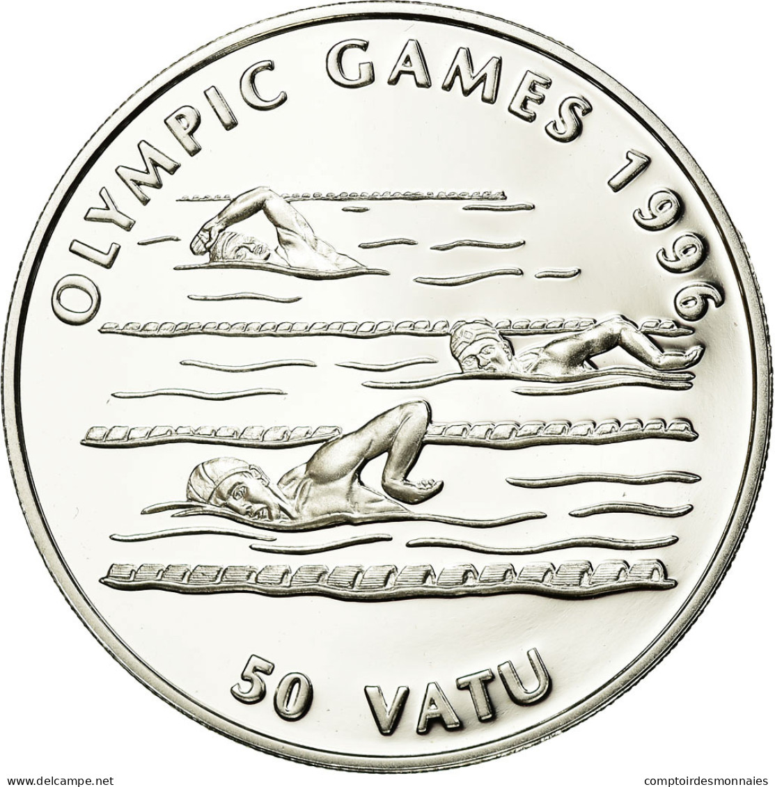 Monnaie, Vanuatu, Olympics, 50 Vatu, 1994, FDC, Argent, KM:24 - Vanuatu