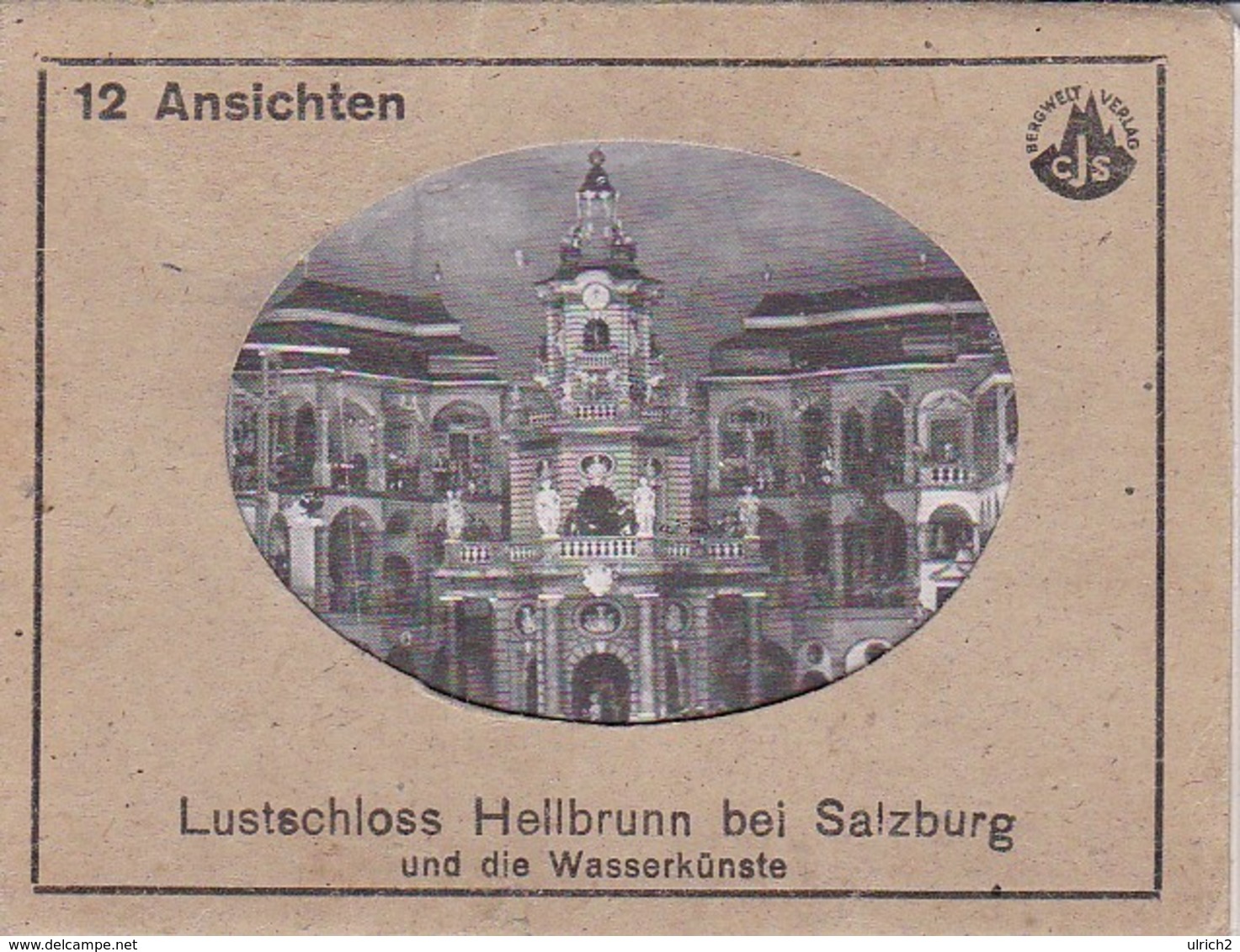 Fotomappe Lustschloss Hellbrunn Bei Salzburg Und Die Wasserkünste - 12 Fotos - 11*8cm (41268) - Orte