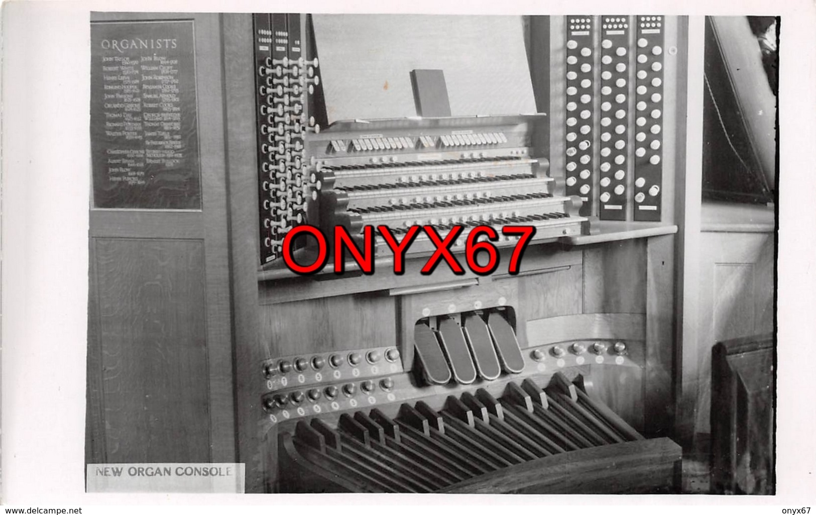 Carte Postale Photo New Organ Console ORGUE-ORGUES-ORGAN-ORGEL-Musique-Instrument - Fotografie
