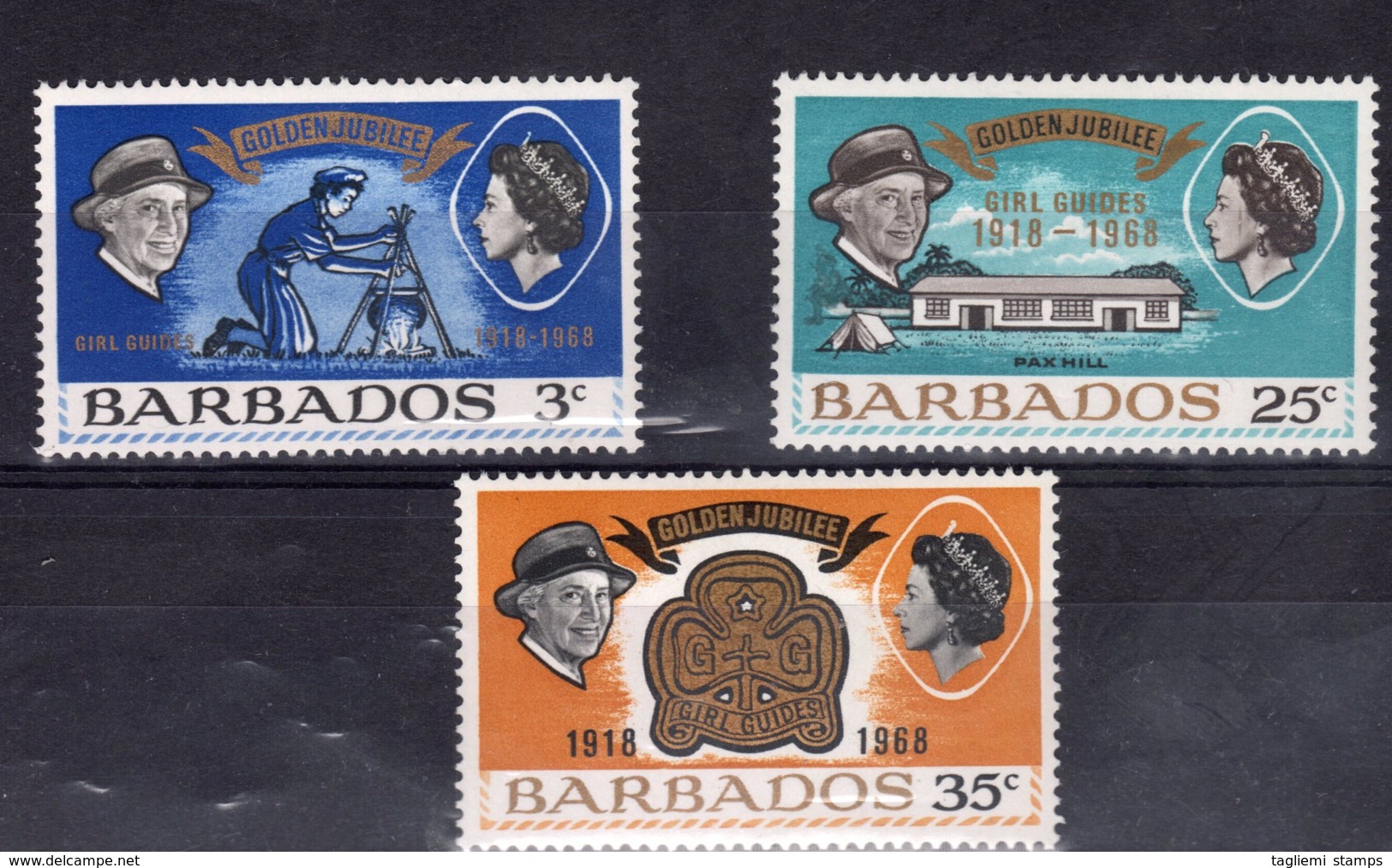 Barbados, 1968, SG 375 - 377, MNH - Barbados (1966-...)