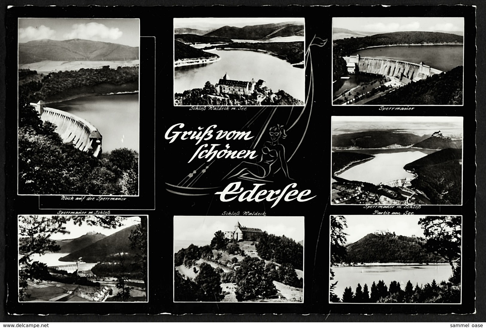 Edersee  -  Mehrbild-Ansichtskarte Ca.1960    (10582) - Edersee (Waldeck)