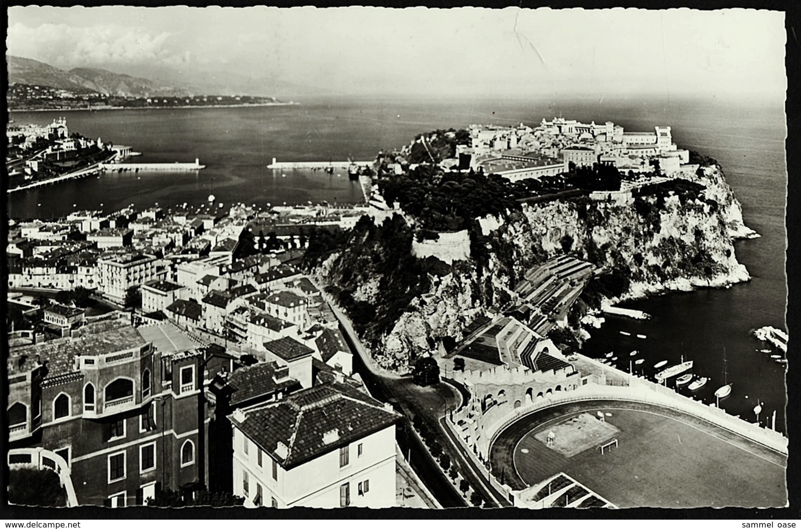 Monaco  -  Le Rocher  -  Ansichtskarte Ca. 1960   (10573) - Hafen