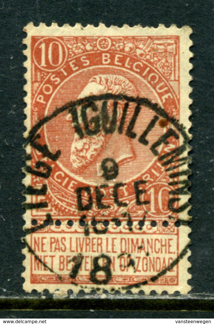 Belgique COB 57 ° Liège Guillemins - 1893-1900 Fine Barbe