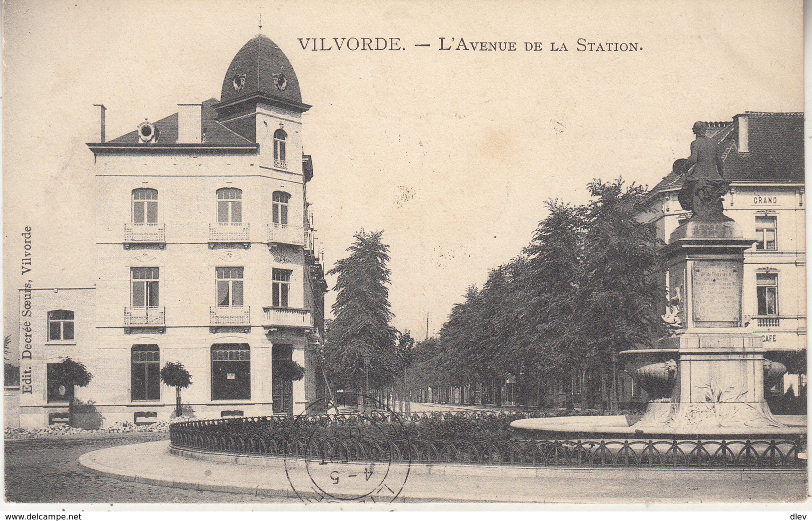 Vilvoorde - Vilvorde - L' Avenue De La Station - 1908 - Uitg. Decrée Zusters, Vilvoorde - Vilvoorde