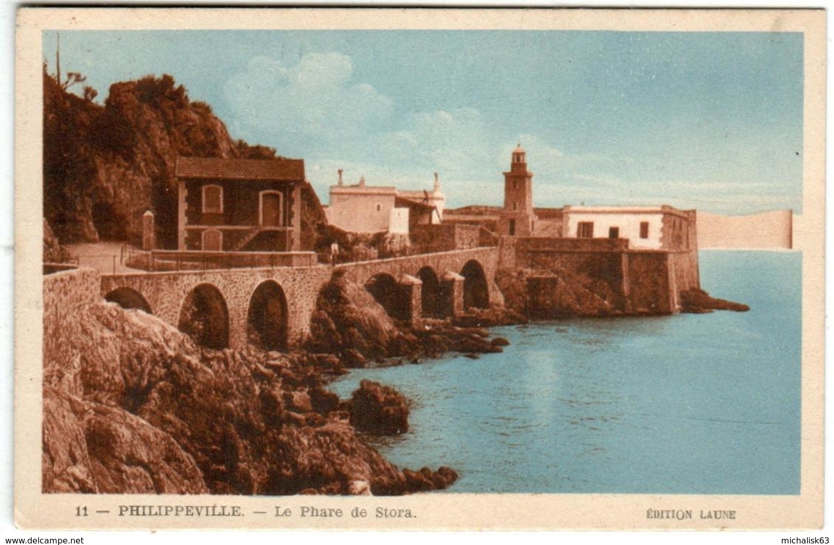 61le 528 CPA - PHILIPPEVILLE - LE PHARE DE STORA - Skikda (Philippeville)