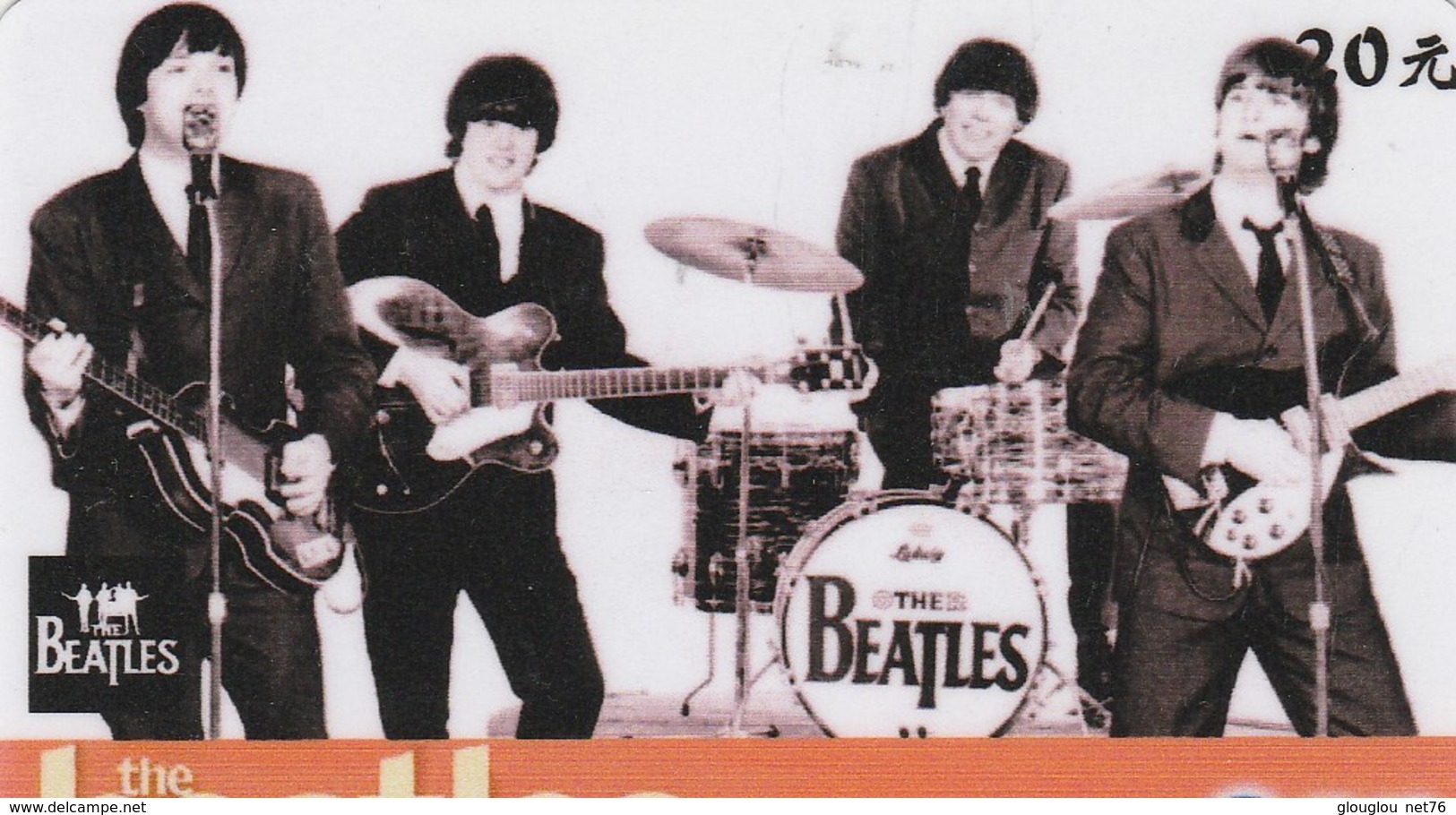 TELECARTE ETRANGERE AVEC THE BEATLES - Personnages