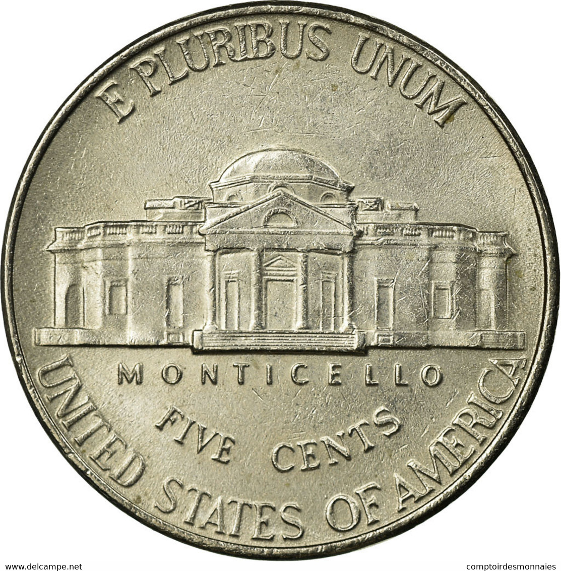 Monnaie, États-Unis, Jefferson Nickel, 5 Cents, 2001, U.S. Mint, Philadelphie - 1938-…: Jefferson