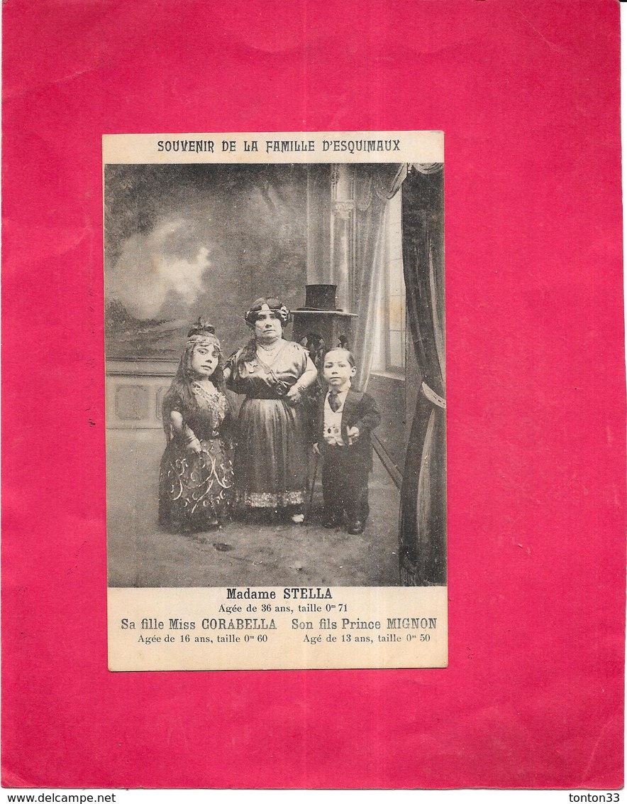 SOUVENIR DE LA FAMILLE D'ESQUIMAUX - Madame STELLA Et Miss CORABELLA Et Prince MIGNON - ARD - - Femmes