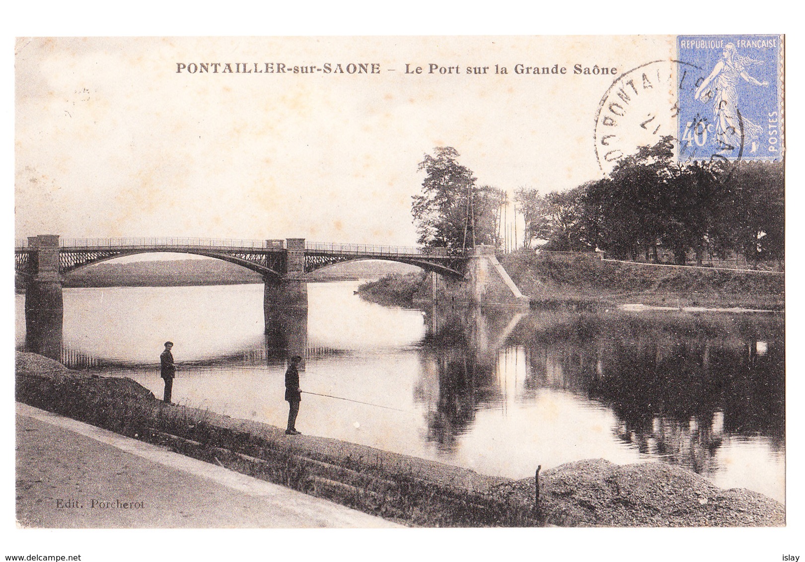 21 - PONTAILLER -sur- SAÔNE - Le Port Sur La Grande Saône - Autres & Non Classés