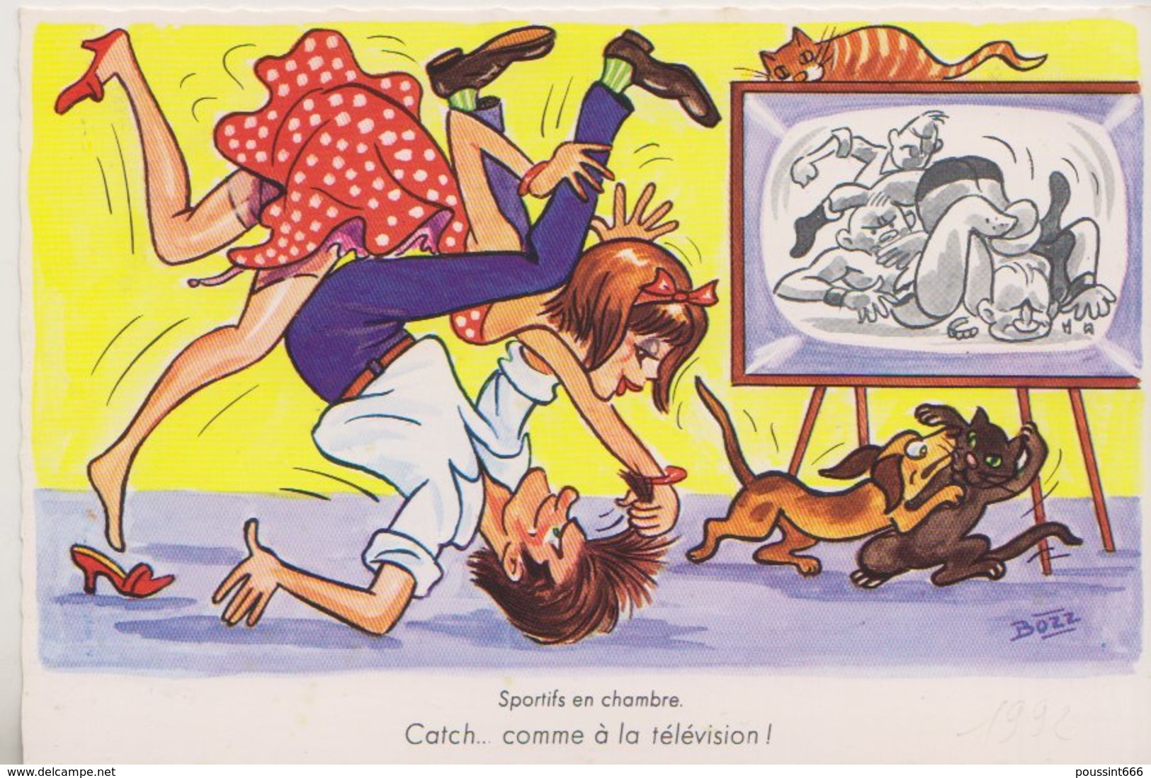 CPA HUMOUR BOZZ  " CATCH ..  " - Contemporain (à Partir De 1950)