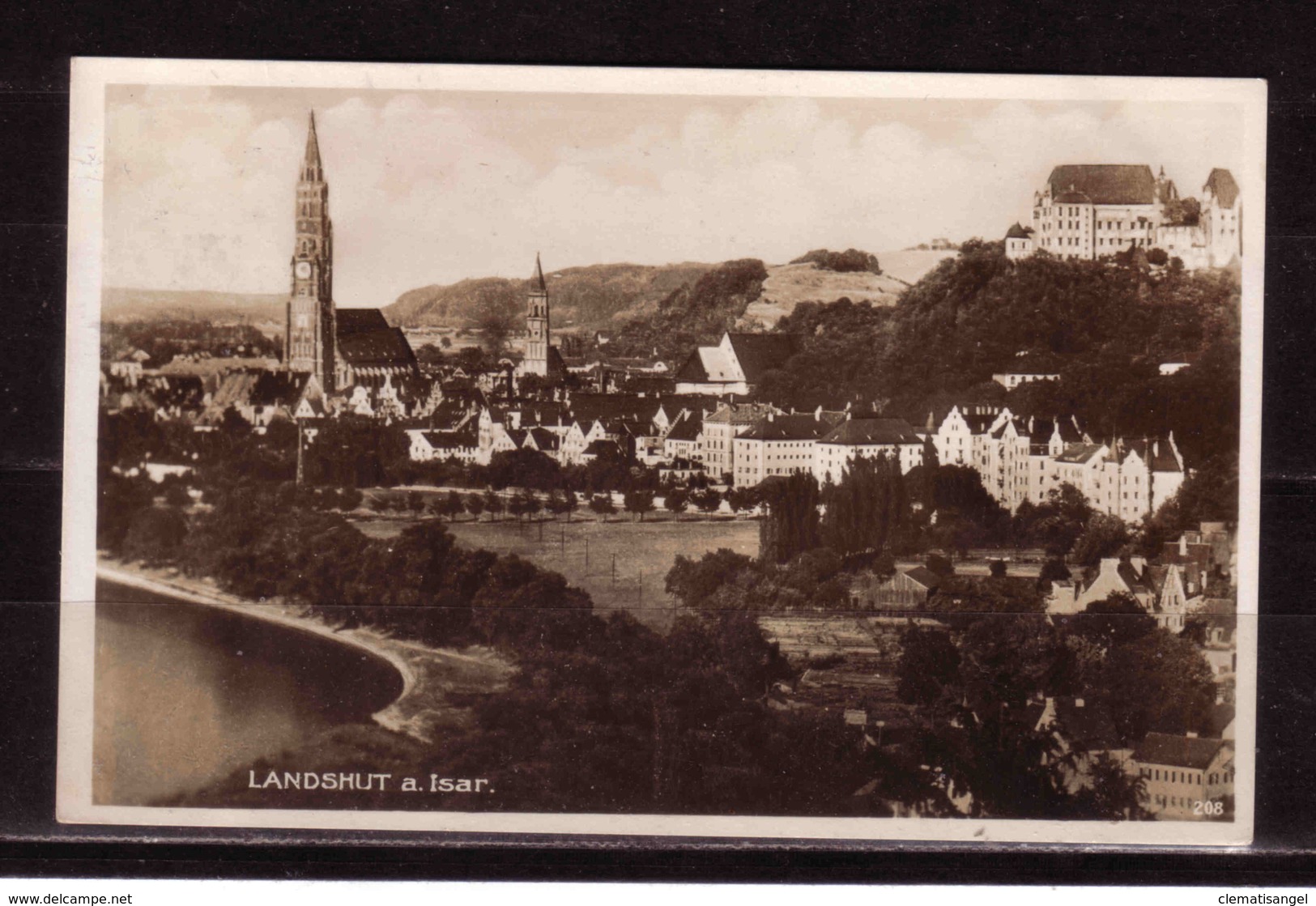 54f * LANDSHUT * ISAR * TEILANSICHT * 1934 **!! - Landshut