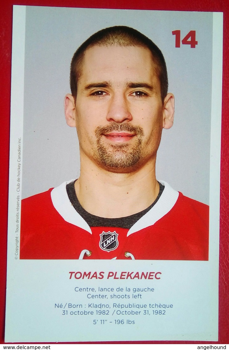 Tomas Plekanec  Signed - 2000-Heute
