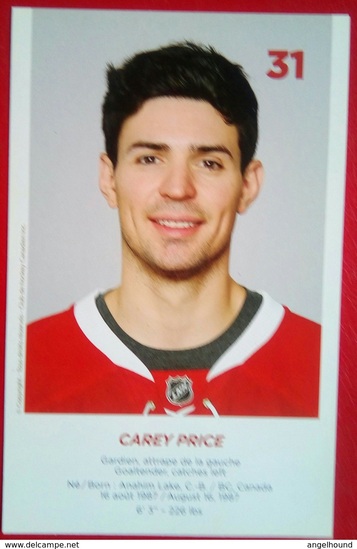 Carey Price  Signed - 2000-Oggi