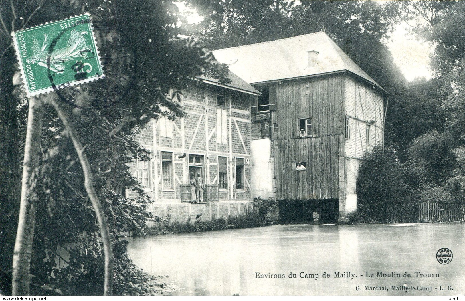 N°73020 -cpa Le Moulin De Trouan - Moulins à Eau