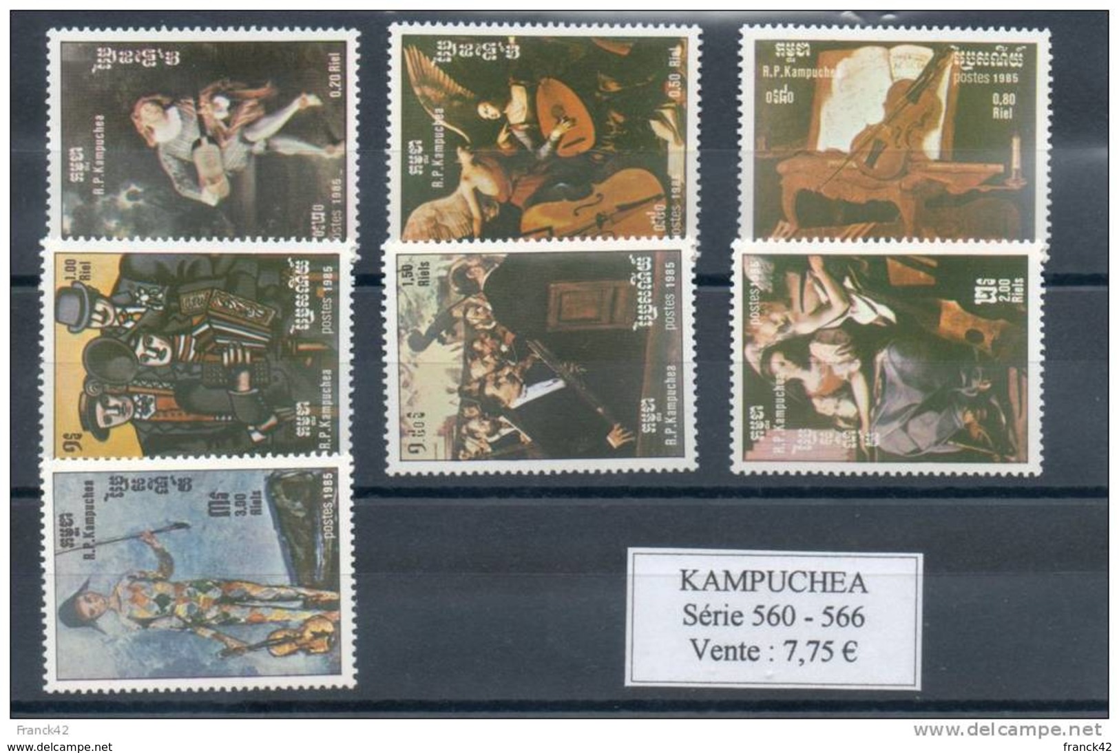 Kampuchéa.  Tableaux - Kampuchea