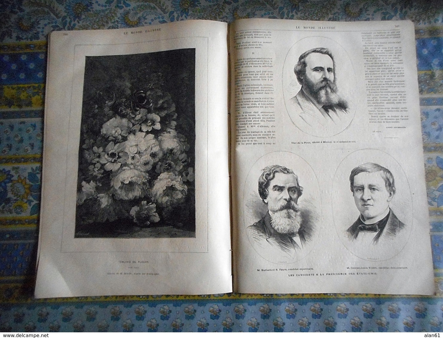 LE MONDE ILLUSTRE 25/11/1876 ORIENT BELGRADE ODESSE FORTERESSE KLADOWA EXPOSITION 1878 JAPON CHINE SIAM DIAZ SEVRES - 1850 - 1899