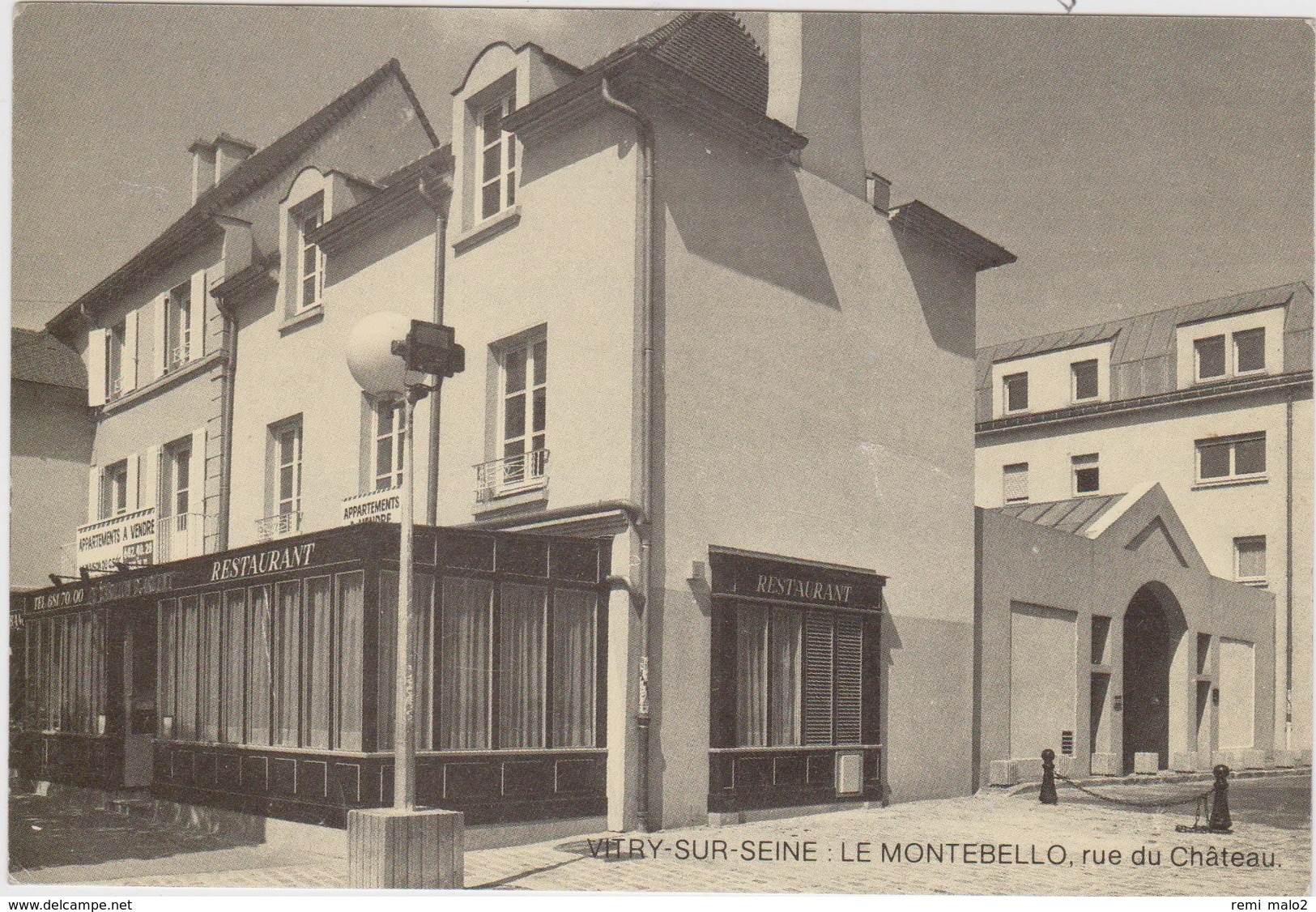 CPSM   IVRY SUR SEINE 94  LE MONTEBELLO,rue Du Château - Ivry Sur Seine