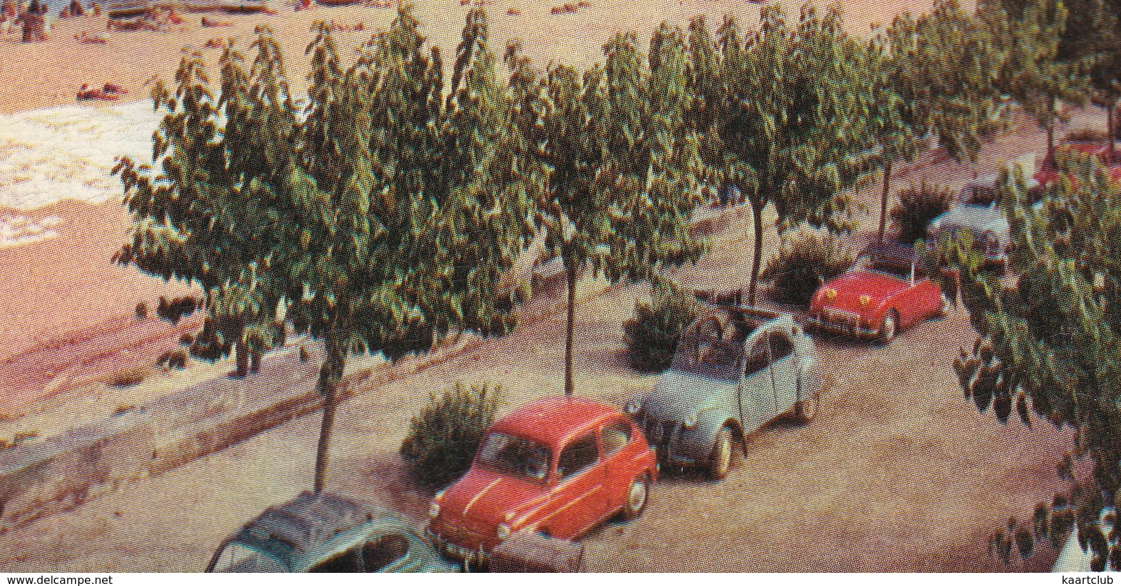 Tossa De Mar: FIAT-SEAT 600, CITROËN 2CV, AUSTIN HEALEY SPRITE FROGEYE  - Paseo - (Espana/Spain) - Toerisme