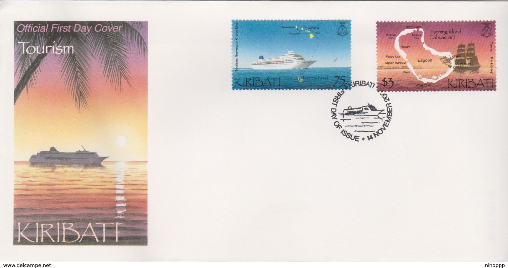 Kiribati 2003 Tourism FDC - Kiribati (1979-...)