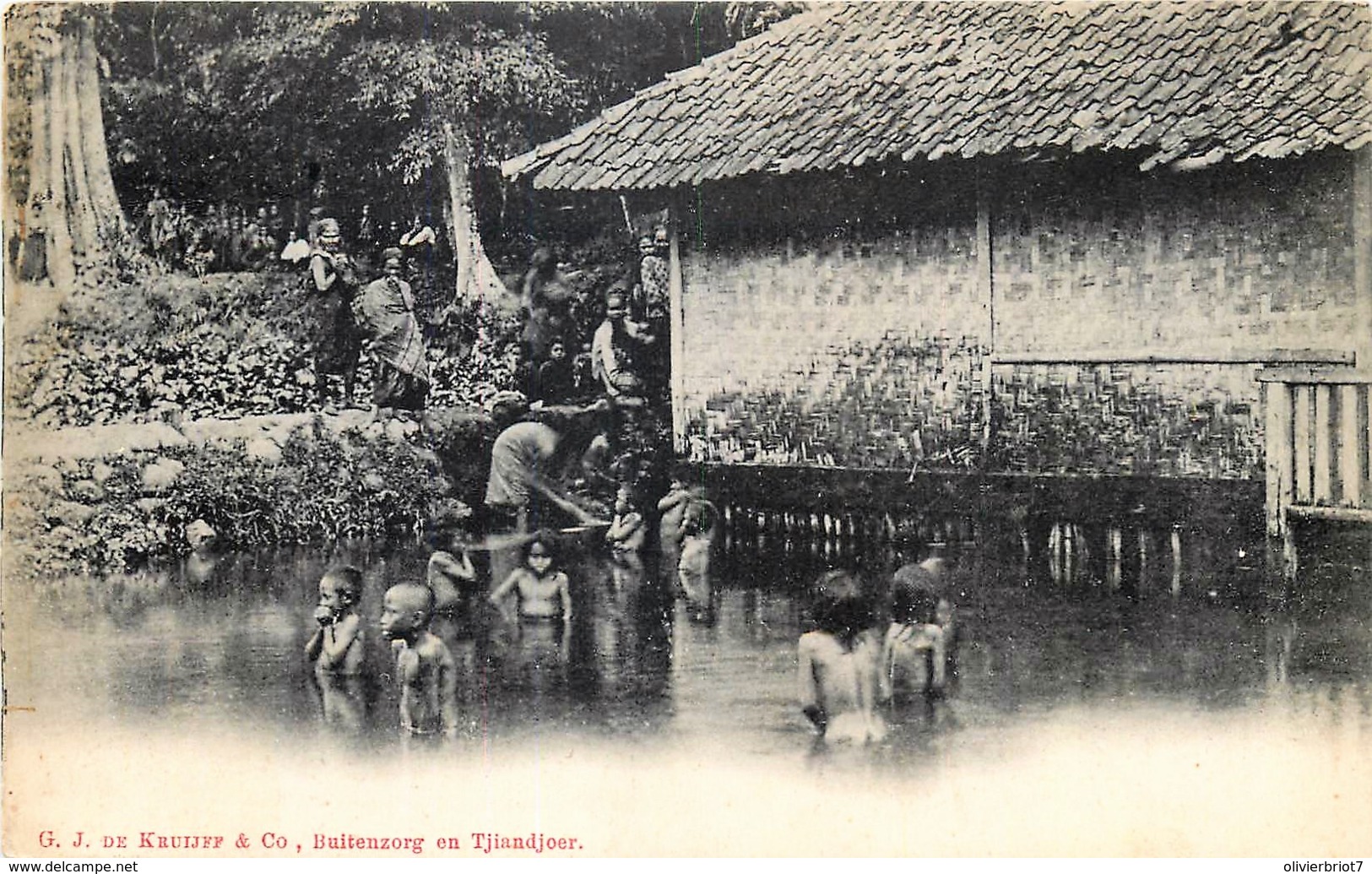 Indonésie - Inde Néerlandaise - Kinderen In Bath - Enfants Au Bain - Indonésie