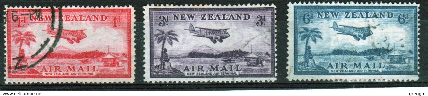 New Zealand 1935 Set Of Stamps To Celebrate Air. - Used Stamps