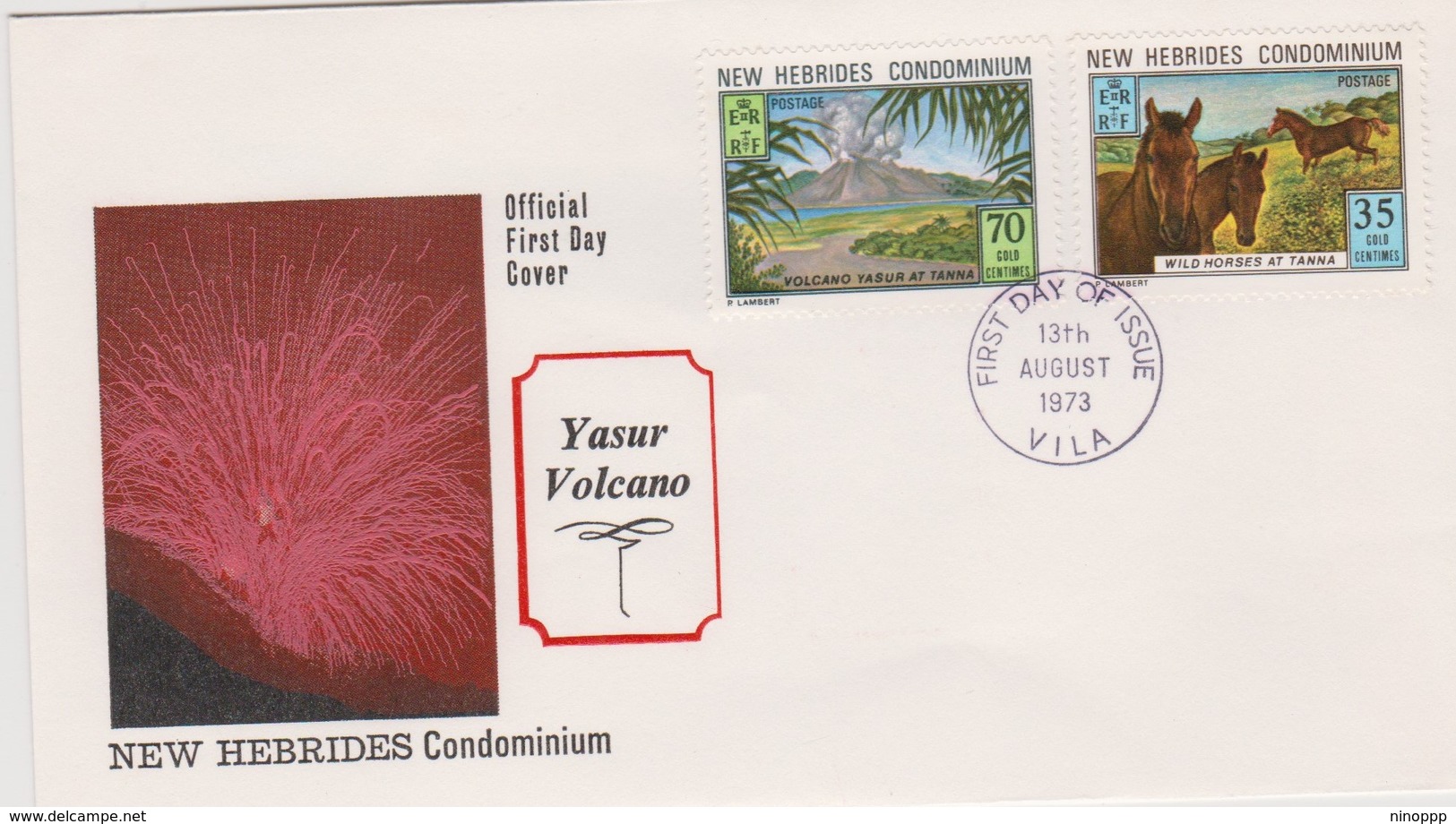 New Hebrides 1973 Tanna Island FDC - FDC