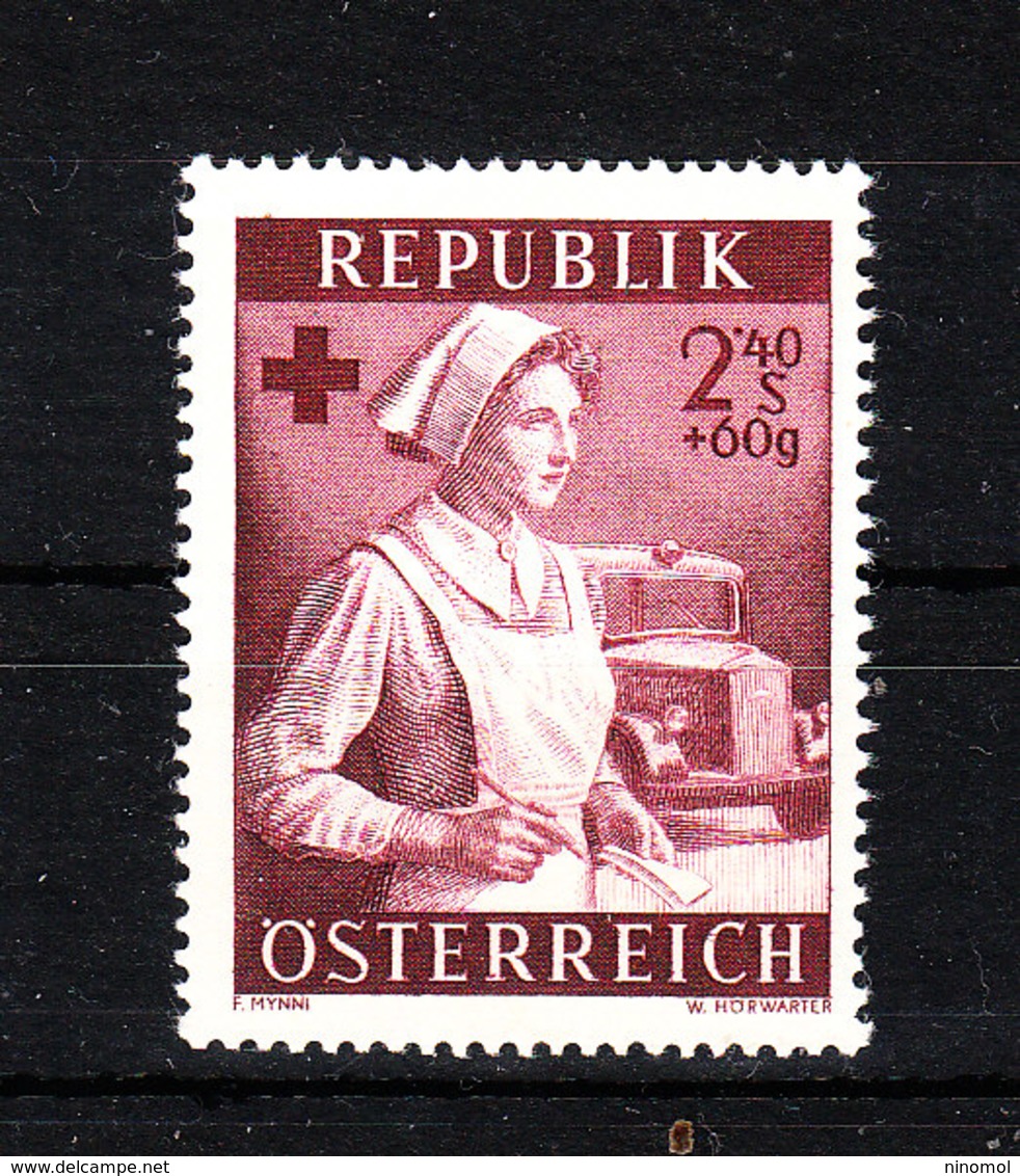 Austria   - 1954.  Infermiera Della Croce Rossa. Red Cross Nurse. MNH Rare - Croce Rossa