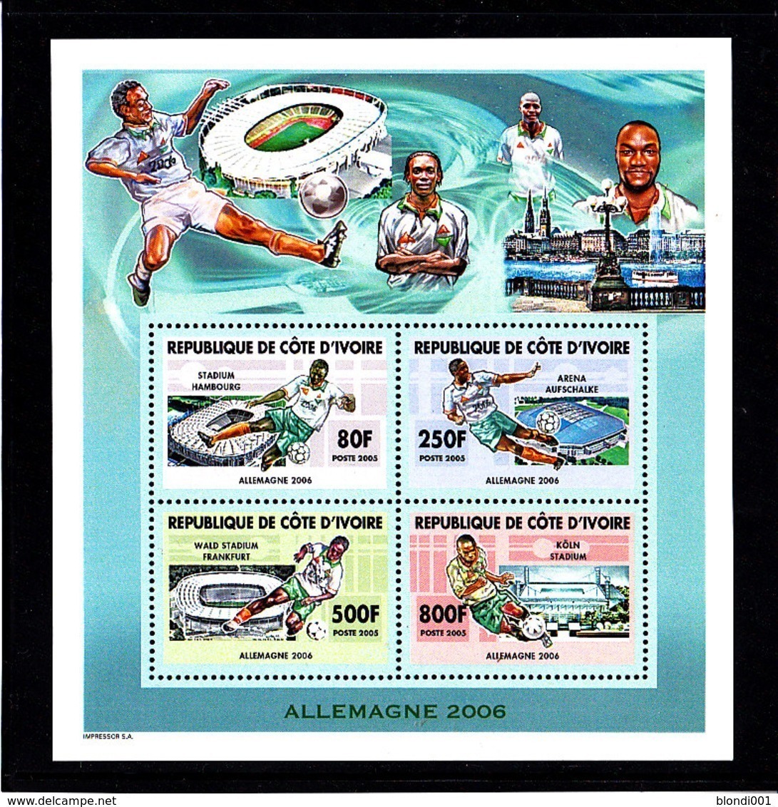 Soccer World Cup 2006 - Football - COTE D'IVOIRE - S/S MNH - 2006 – Allemagne