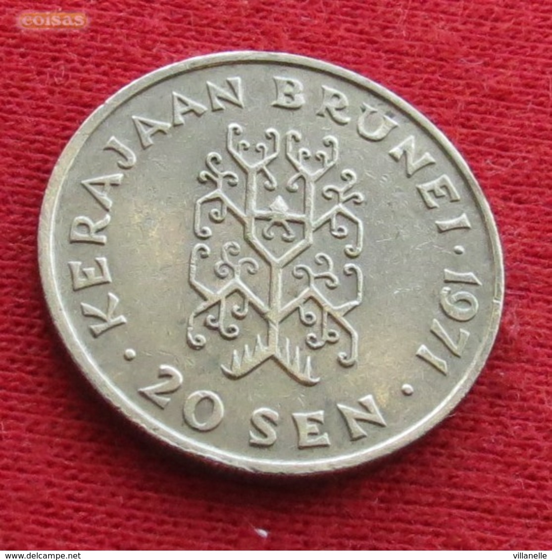 Brunei 20 Sen 1971 KM# 12 - Brunei