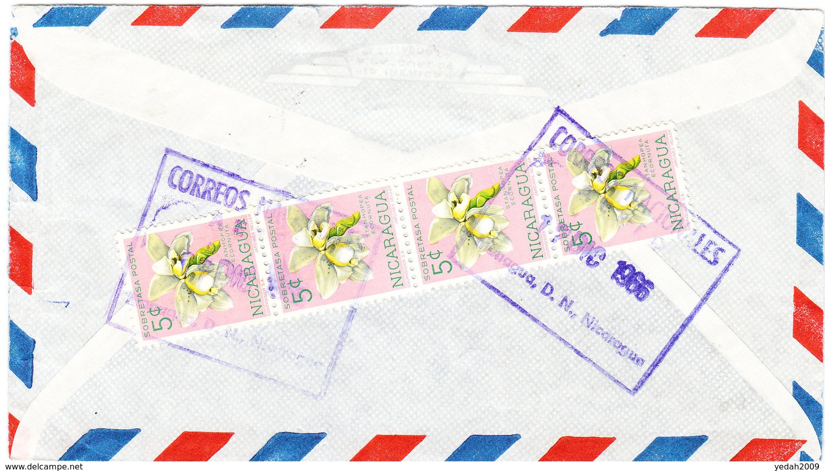 NICARAGUA AIRMAIL COVER - Nicaragua