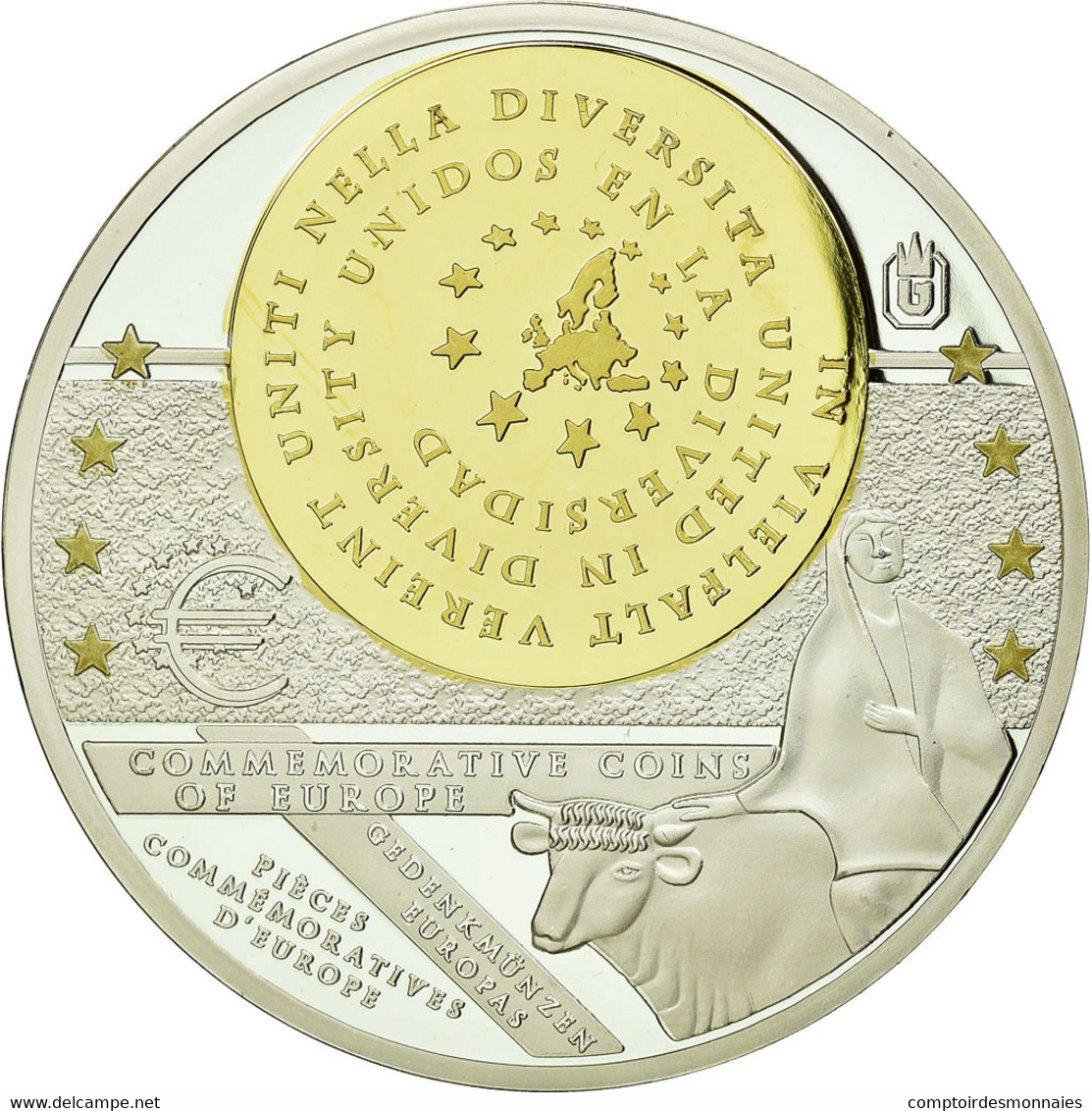 Italie, Médaille, Pièces Commémoratives D'Europe, 2012, FDC, Cuivre Plaqué - Autres & Non Classés