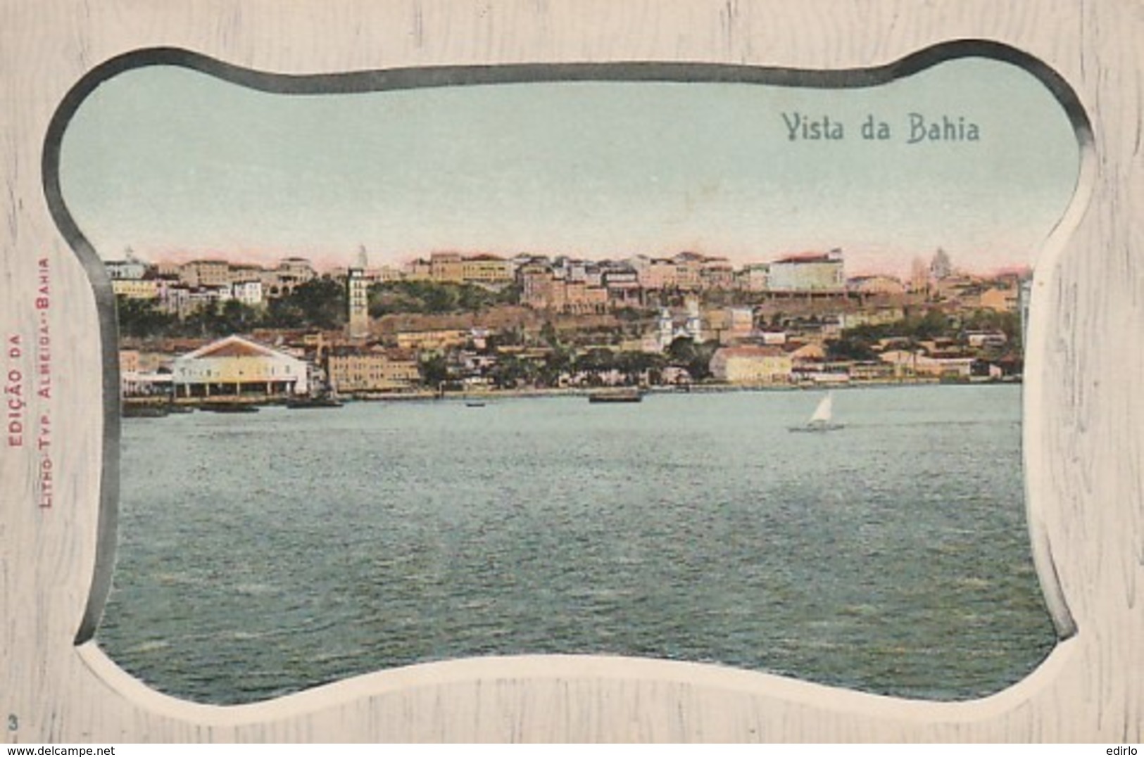 ***  RIO DE JANEIRO *** Vista De   BAHIA -  (dos Simple Anvant 1904) Unused TTBE - Rio De Janeiro