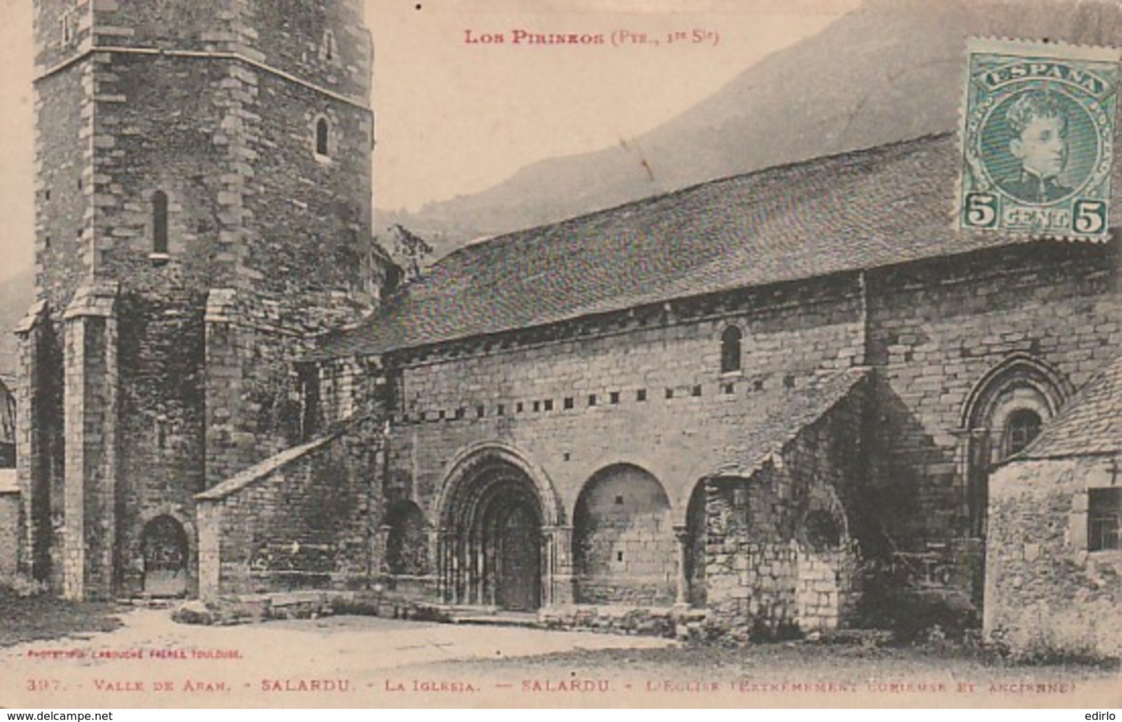 ***  Valle De Aran -- SALARDU  La Iglesia - L'église - TTB - Otros & Sin Clasificación