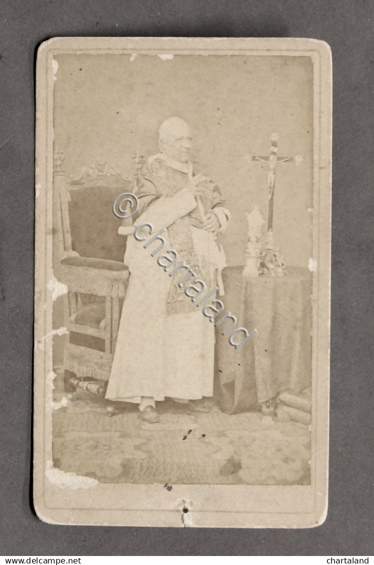 Fotografia Originale D?epoca Di Papa Pio IX - 1870 Ca. - RARA - Altri & Non Classificati