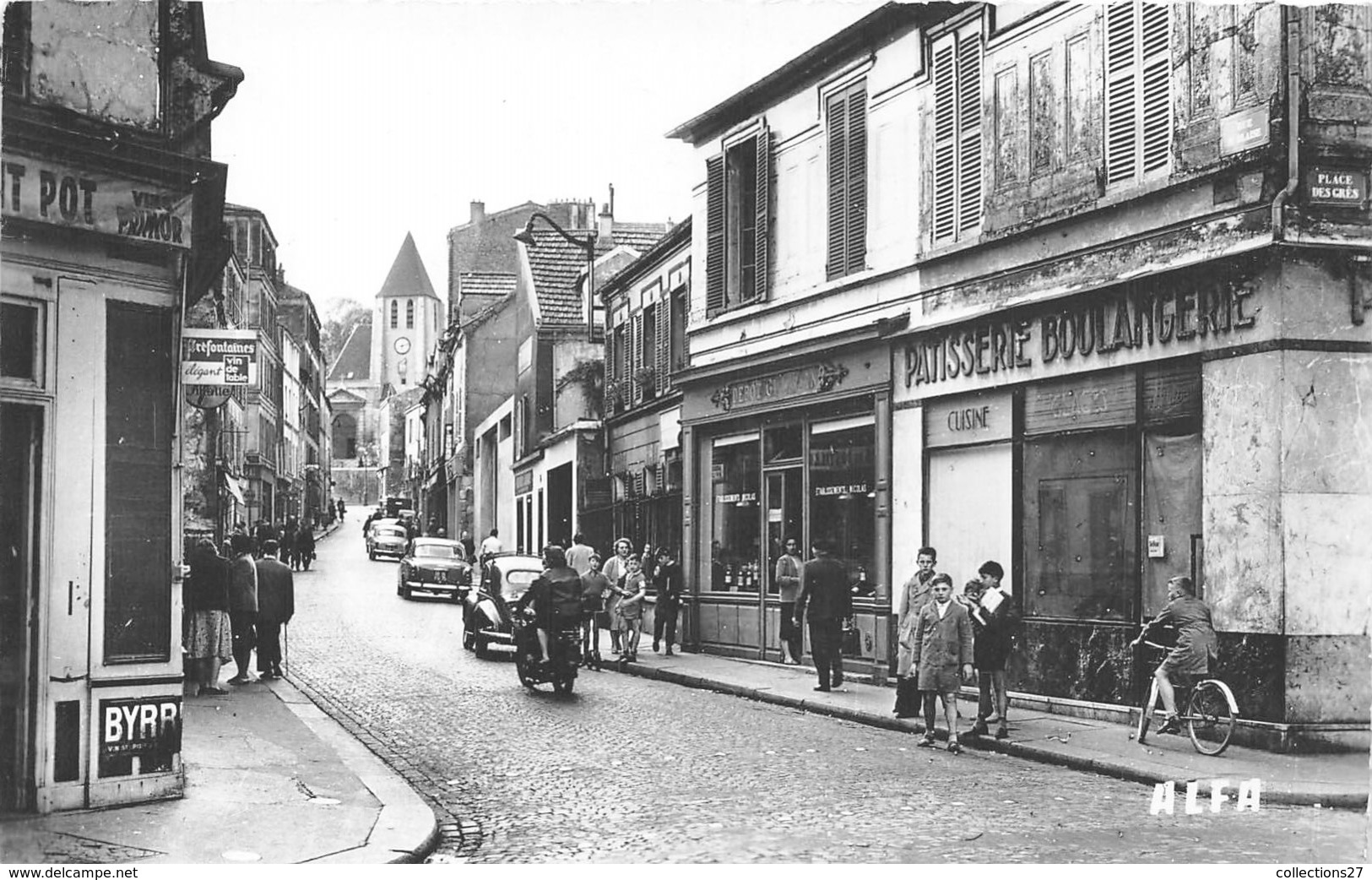 75020-PARIS- LA RUE SAINT-BLAISE ET L'EGLISE SAINT-GERMAIN DE CHARONNE - Paris (20)