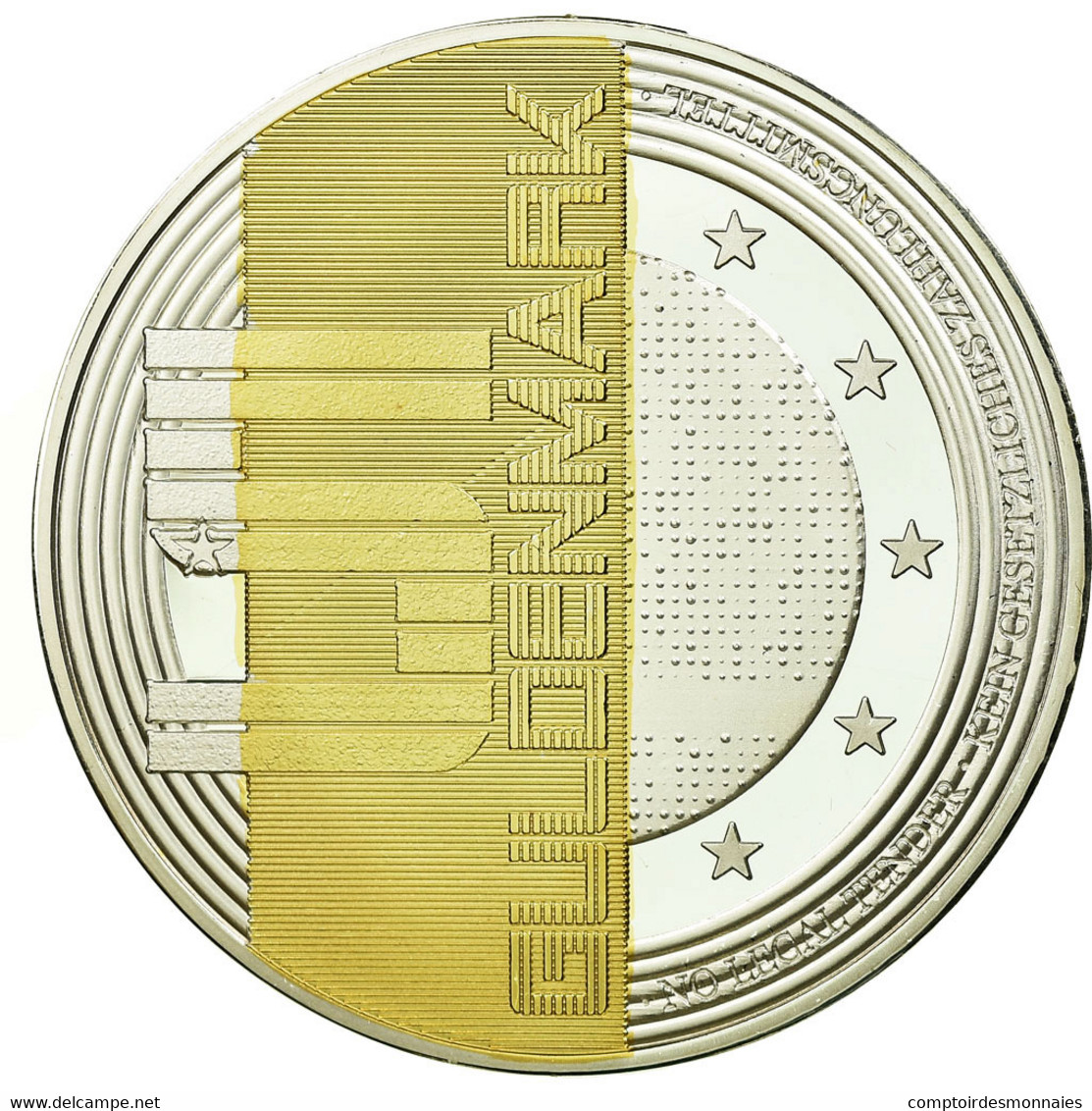 Allemagne, Médaille, 5 Guldenmark, 2014, FDC, Cuivre Plaqué Argent - Autres & Non Classés