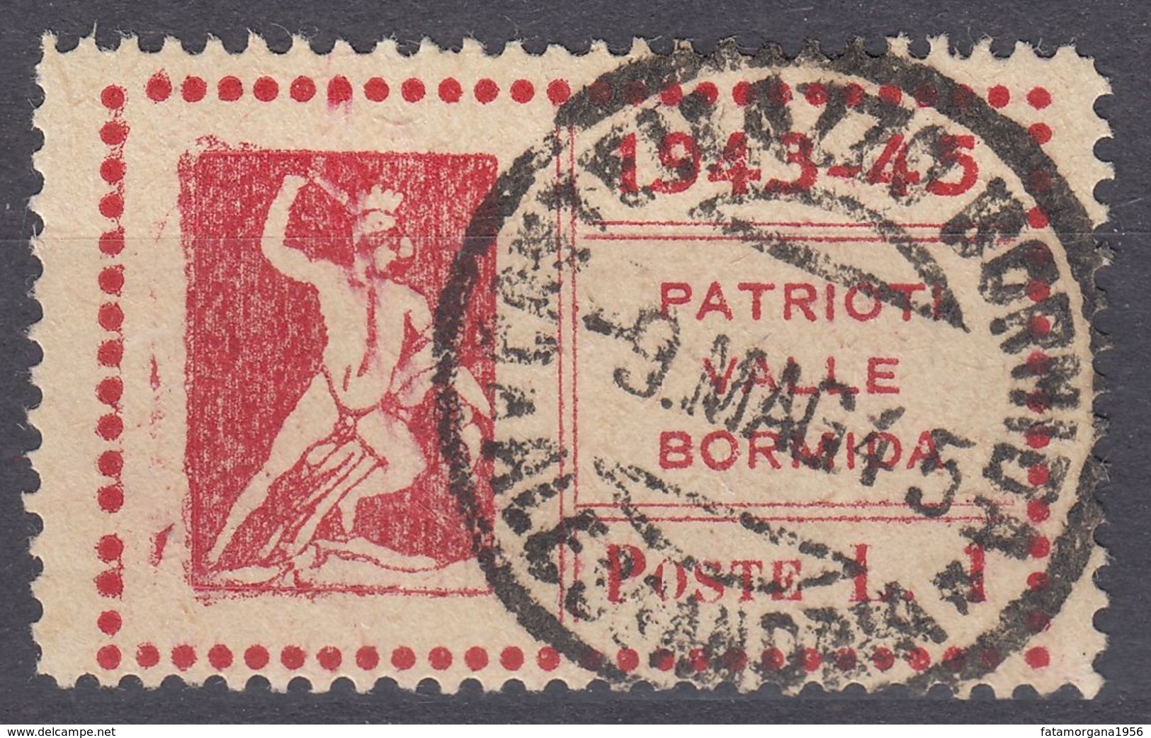 ITALIA, Emissioni Locali, VALLE BORMIDA - 1945 - Unificato 18 Usato. - Local And Autonomous Issues