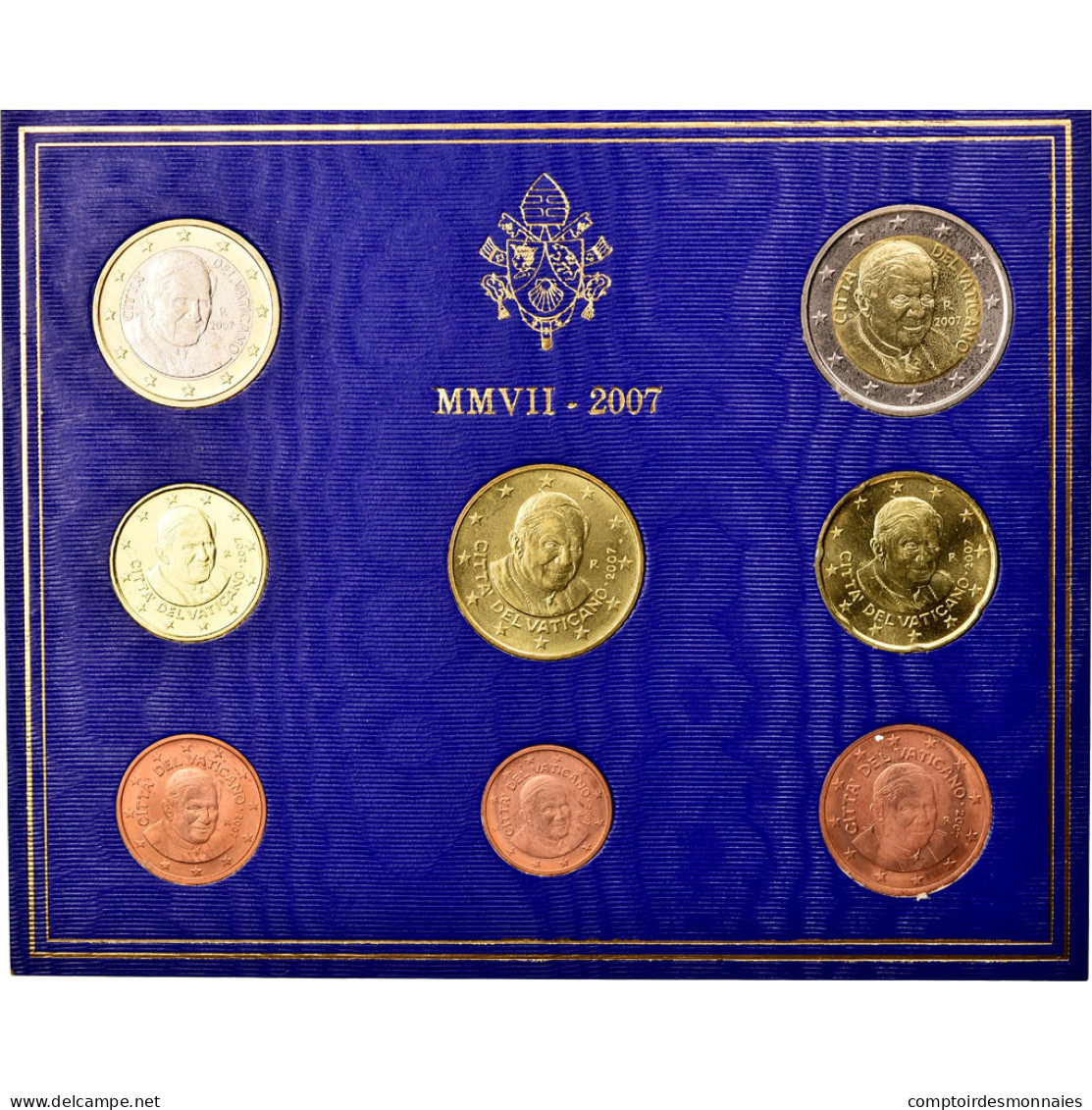 Vatican, Set, Benoit XVI, 2007, FDC - Vatican