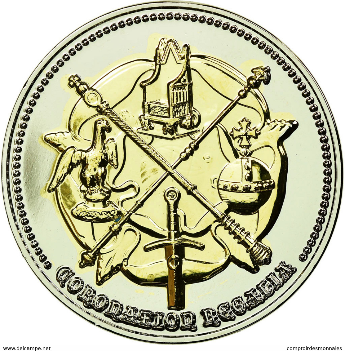 United Kingdom , Médaille, Saint Edward's Crown, FDC, Copper-nickel - Autres & Non Classés