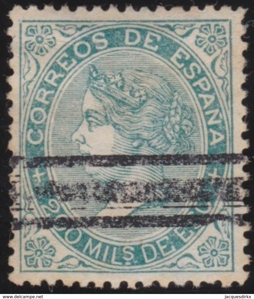 ESPANA  .      Yvert   4 Stamps  1868  (4 Scans)        .       O       .         Cancelled      .    /   .  Oblitéré - Usados