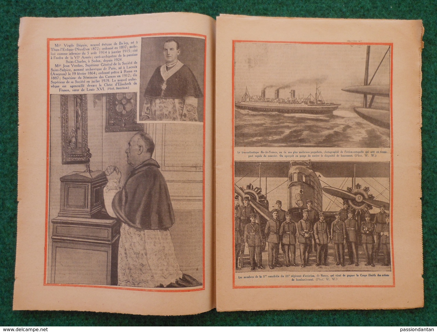 Revue Illustrée Le Pèlerin - N° 2749 - Décembre 1929 - Mort De Georges Clémenceau - Coupe Zénith Des Avions - Autres & Non Classés