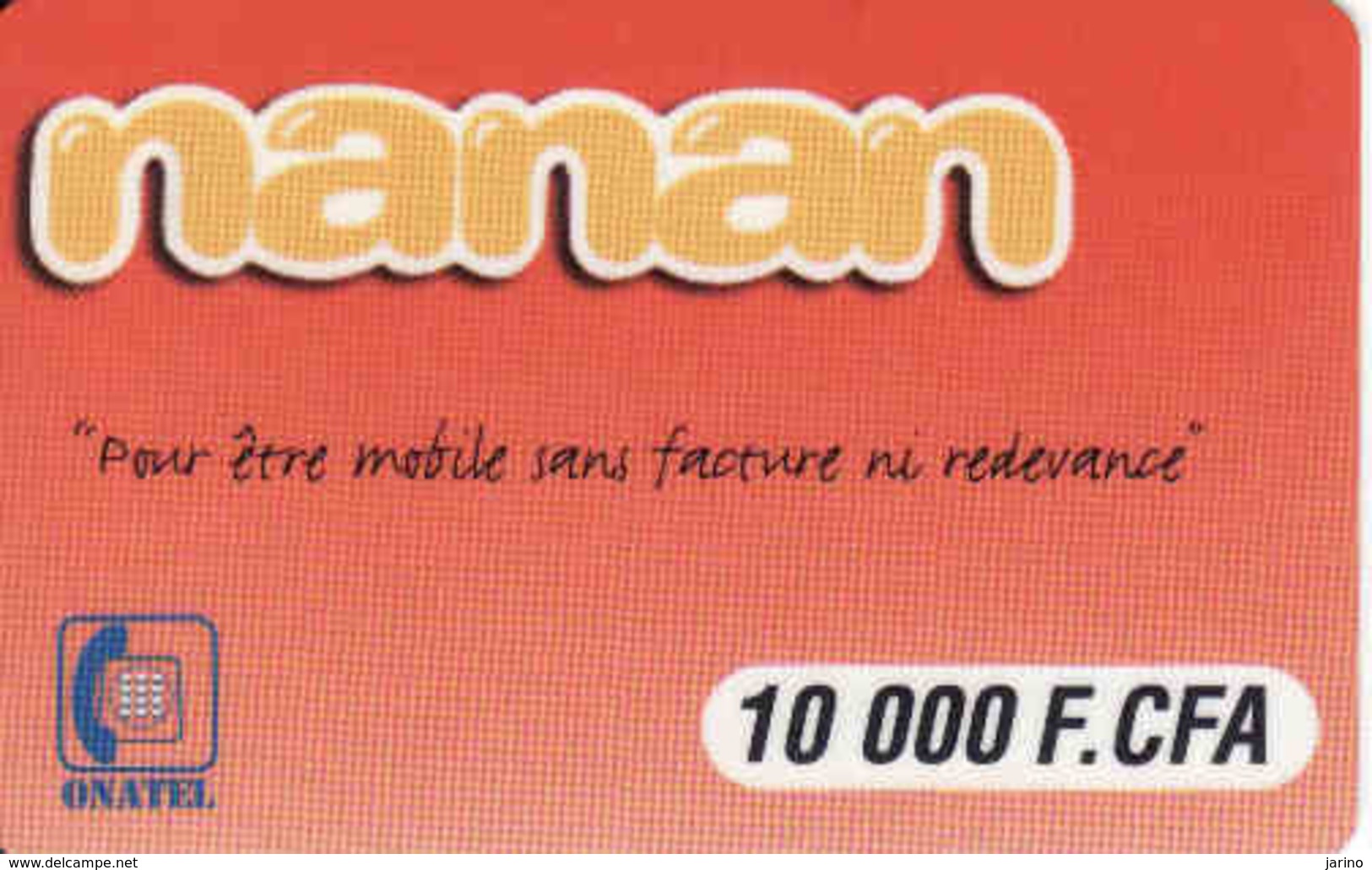 Burkina Faso,  Onetel 10 000 F CFA, Nanan - Burkina Faso