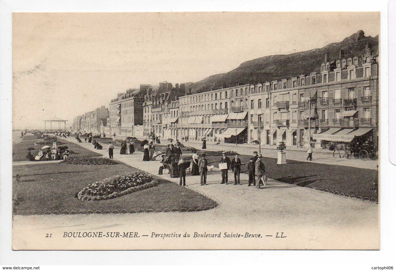 - CPA BOULOGNE-SUR-MER (62) - Perspective Du Boulevard Sainte-Beuve (belle Animation) - Editions Lévy N° 21 - - Boulogne Sur Mer